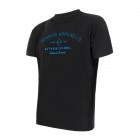 Pánské triko Sensor Merino Active PT Label kr.rukáv černá